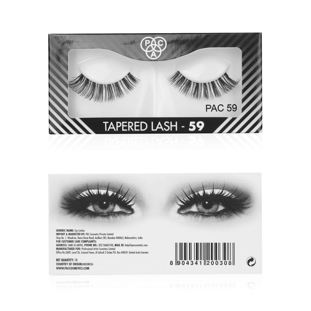 Tapered Lash 59 - Handmade Natural Looking, Reusable up to 12x, Seamlessly Blends with Lashes