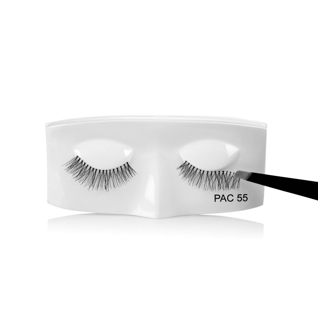 Tapered Lash 55 - Handmade Natural Looking, Reusable up to 12x, Seamlessly Blends with Lashes