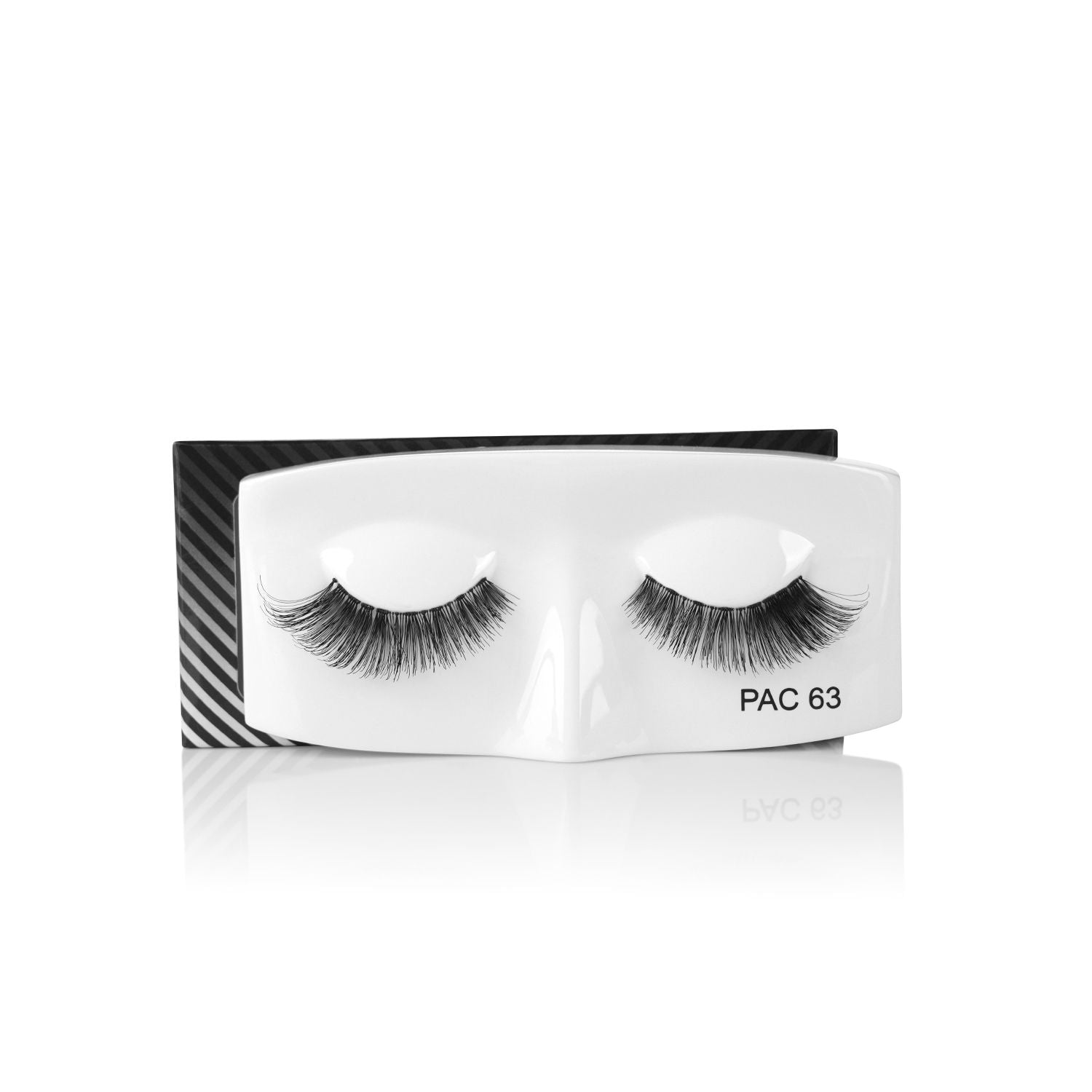Tapered Lash 63 - Handmade Natural Looking, Reusable up to 12x, Seamlessly Blends with Lashes