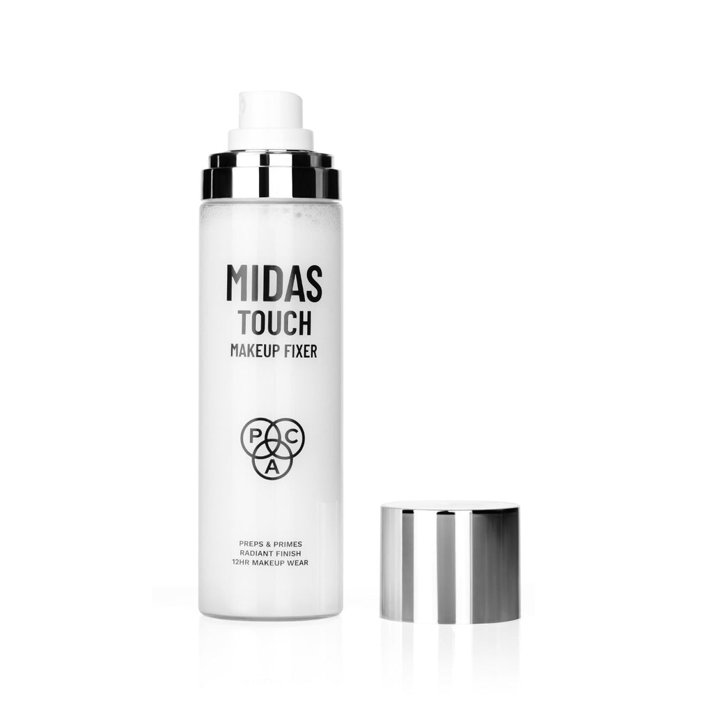 Midas Touch Makeup Fixer - Glow Setting Spray, Non - Sticky, Infused With Pearlescent Particles