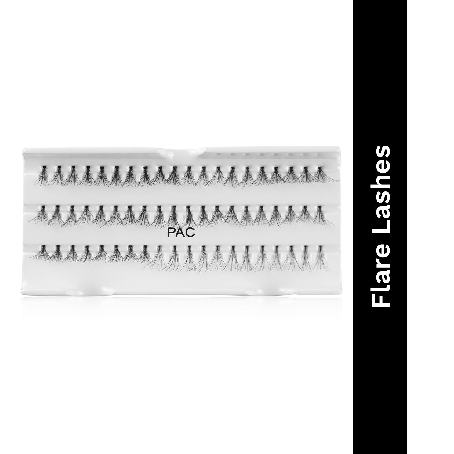 Flare Lash FL4 - Natural Cluster Lashes with Short, Long & Thick Strands for Versatile Looks