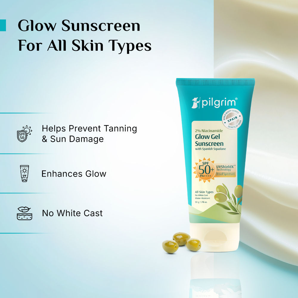 2% Niacinamide Glow Sunscreen Gel SPF 50 PA+++