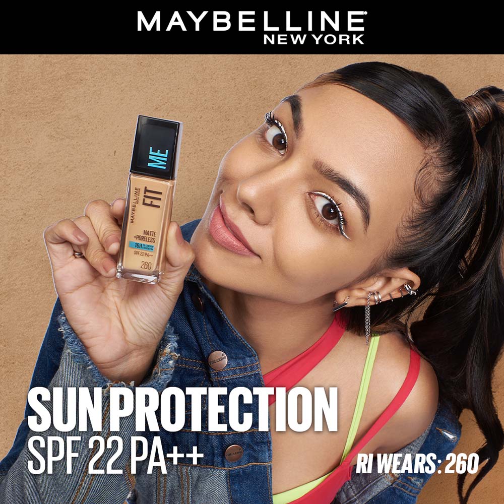 Fit Me Matte+Poreless 16H Oil Control Foundation with SPF 22 - 115 Ivory