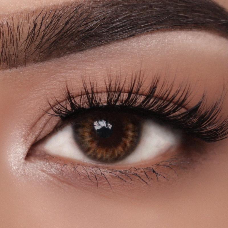 Spanish Real Monthly Coloured Contact Lenses - Brown (0.00)