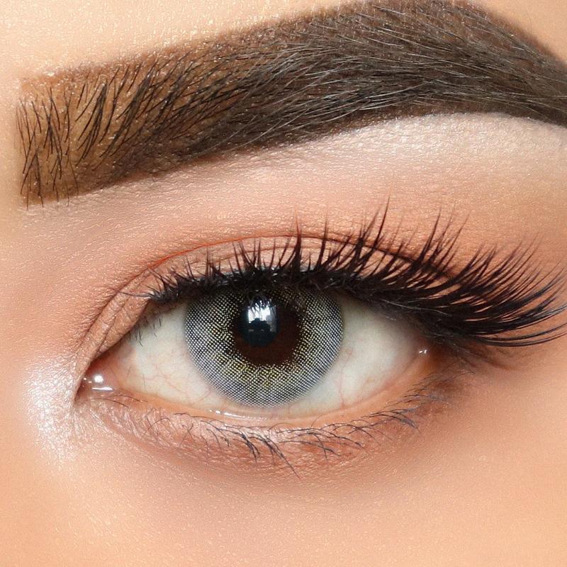 Russian Velvet Monthly Coloured Contact Lenses - Gray (0.00)
