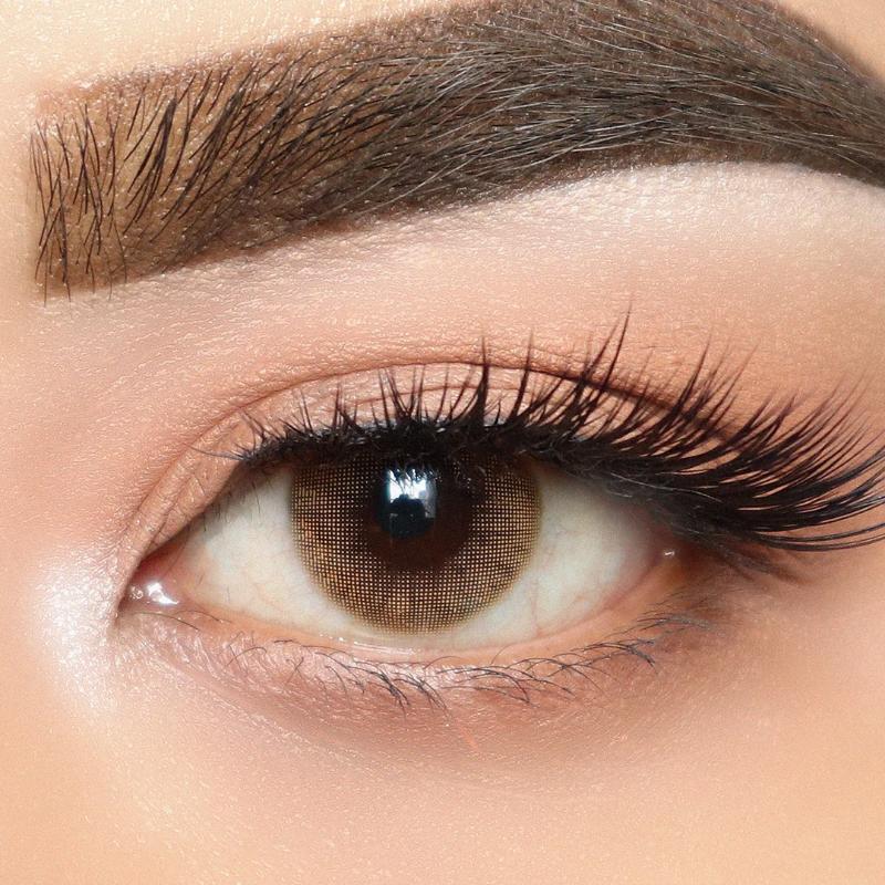 Russian Velvet Monthly Coloured Contact Lenses - Brown (0.00)