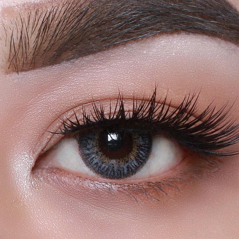 Secriss 1Day Coloured Contact Lenses - Coral Grey - 0.00 (5 Pairs)