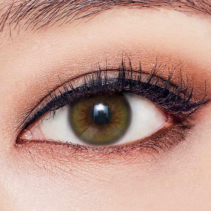 Scandi Monthly Coloured Contact Lenses - Olive (0.00)