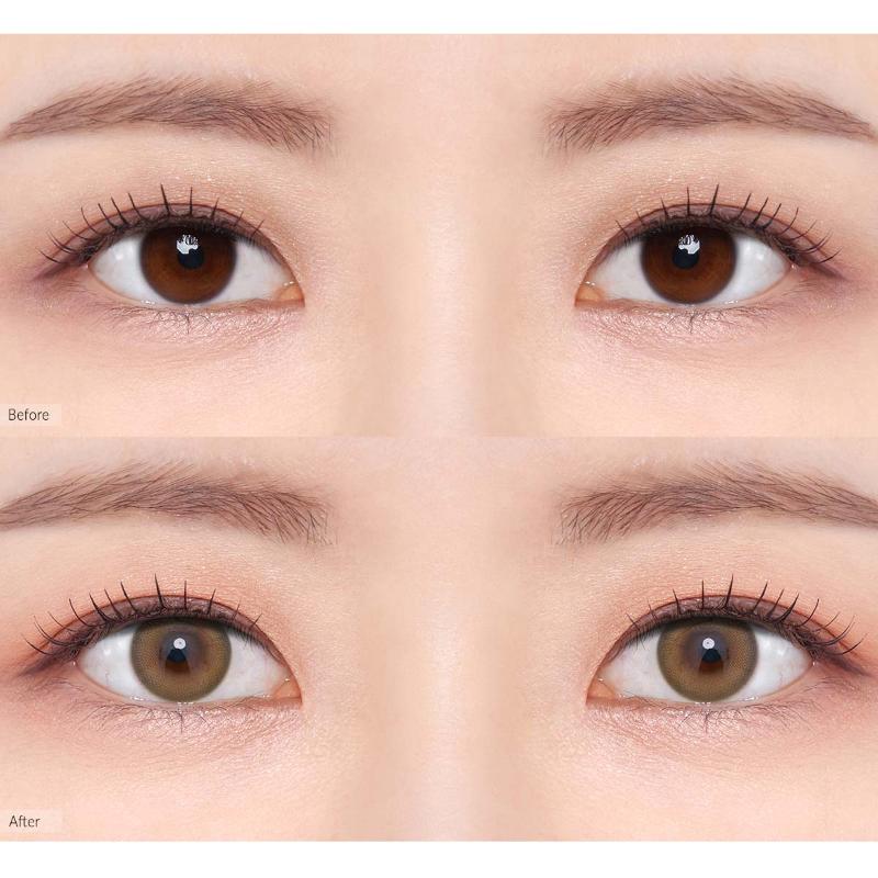 Daily Color Contact Lens - Ending Brown (0.00 Plano)