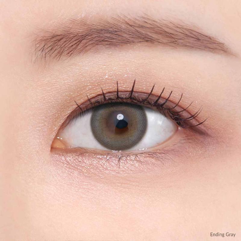 Daily Color Contact Lens - Ending Grey (0.00 Plano)