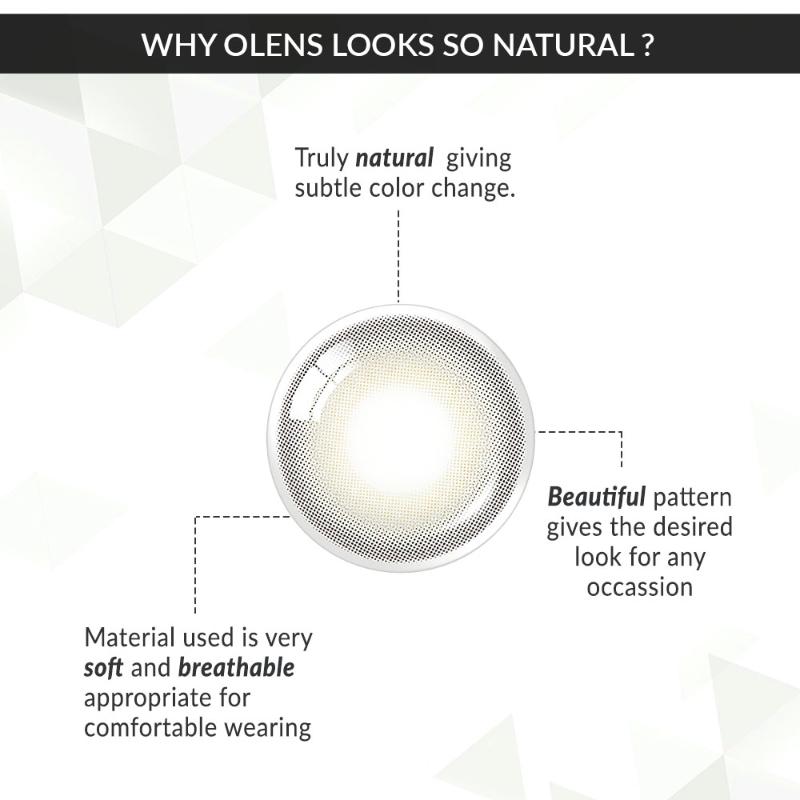 Daily Color Contact Lens - Ending Grey (0.00 Plano)