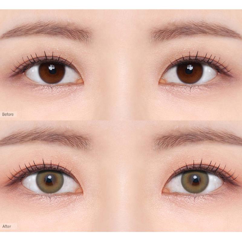Daily Color Contact Lens - Ending Olive (0.00 Plano)