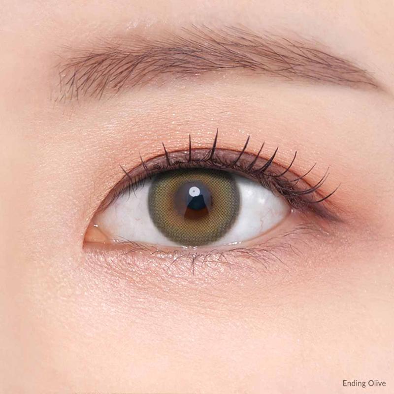 Daily Color Contact Lens - Ending Olive (0.00 Plano)