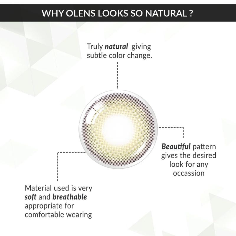 Daily Color Contact Lens - Ending Olive (0.00 Plano)