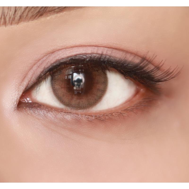 Daily Color Contact Lens - French Shine Hazel (0.00 Plano)