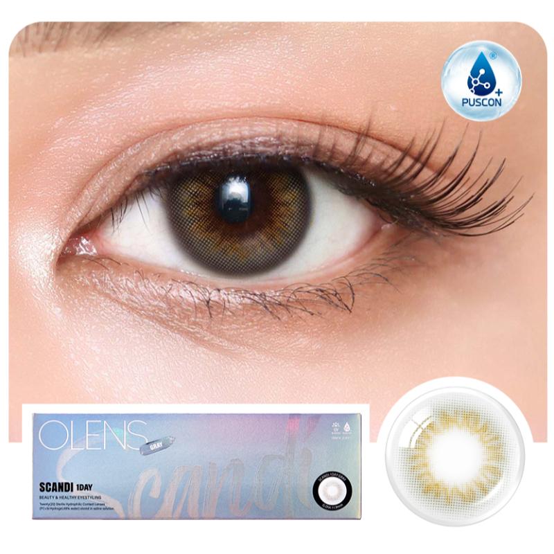 Daily Color Contact Lens - Scandi Grey (0.00 Plano)