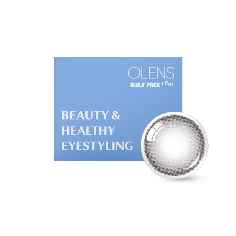 Daily Pair Color Contact Lens Pack 1 - Mood Night Grey (0.00 Plano)