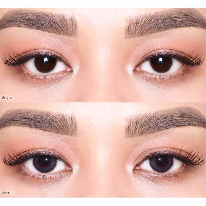 Daily Pair Color Contact Lens Pack 1 - Mood Night Grey (0.00 Plano)