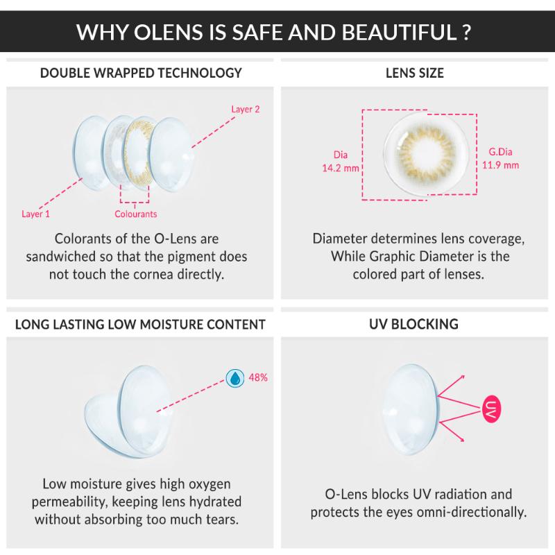 Daily Pair Color Contact Lens Pack 1 - Scandi Grey (0.00 Plano)