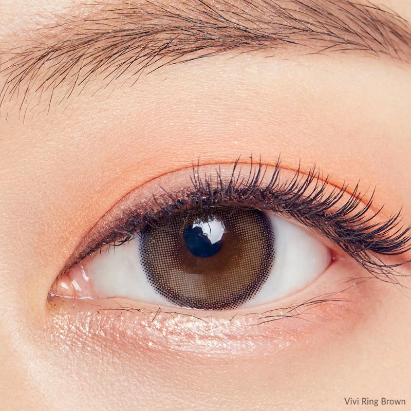 Daily Pair Color Contact Lens Pack 1 - Viviring Brown (0.00 Plano)