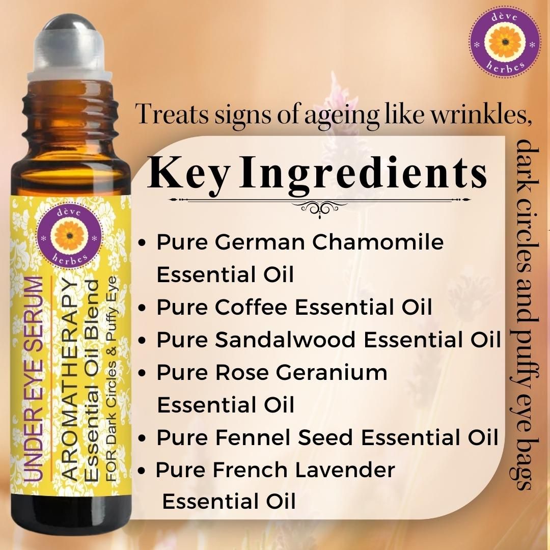 Under Eye Serum for Dark Circles, Puffiness, Fine Lines & Bright Looking Eyes