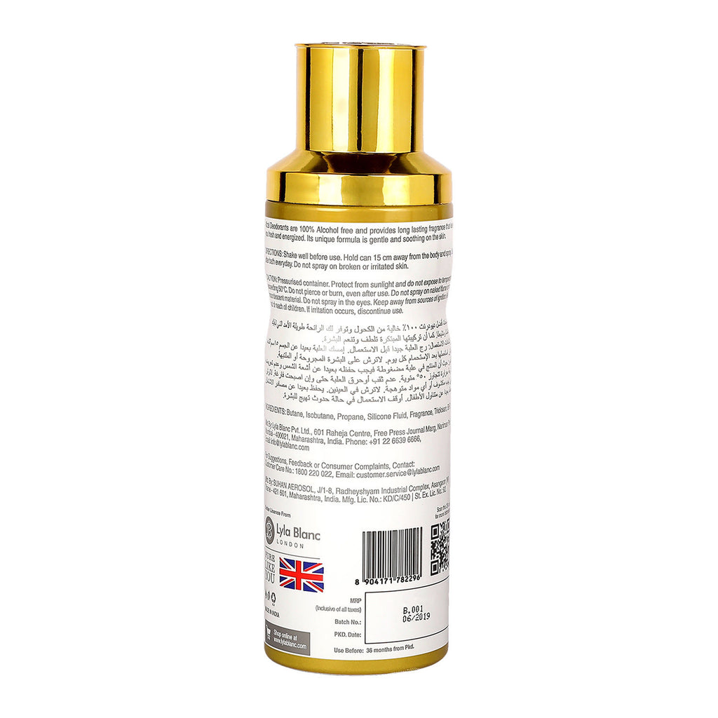 Non Alcoholic Sirmiri Deodorant For Men