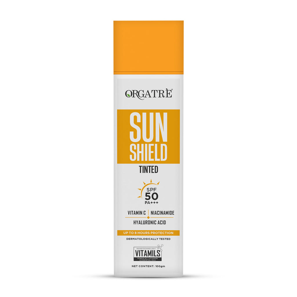 Tinted Sunscreen SPF 50 PA+++ Niacinamide & Hyaluronic - Broad Spectrum UV A/B Protection