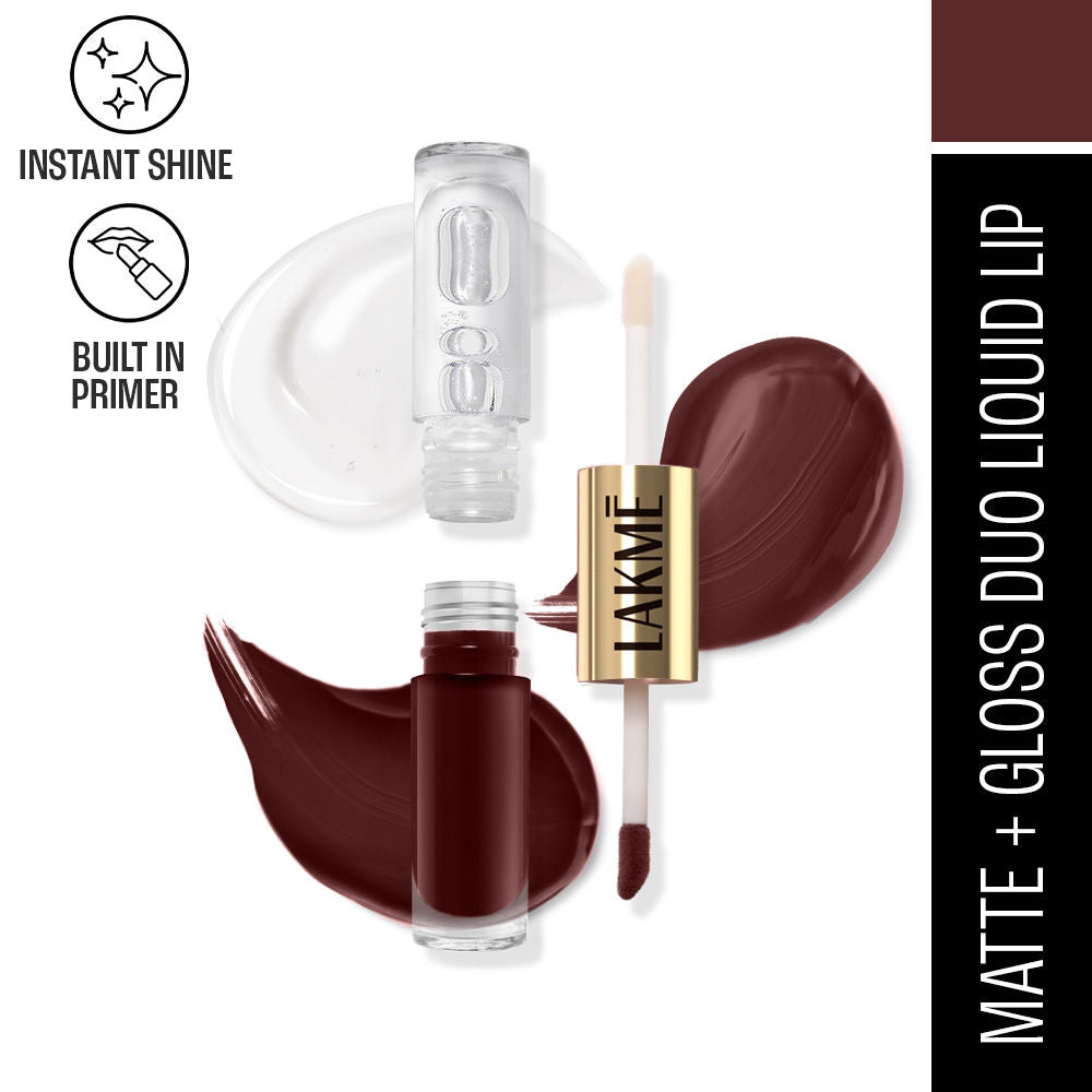 9 To 5 Matte To Glass Liquid Lip - Mulberry Wine