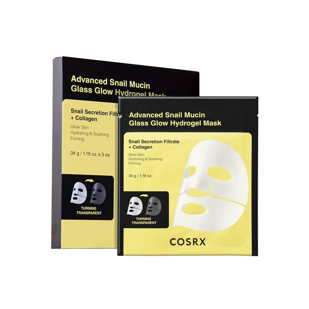 Advanced Snail Mucin Glass Glow Hydrogel Mask