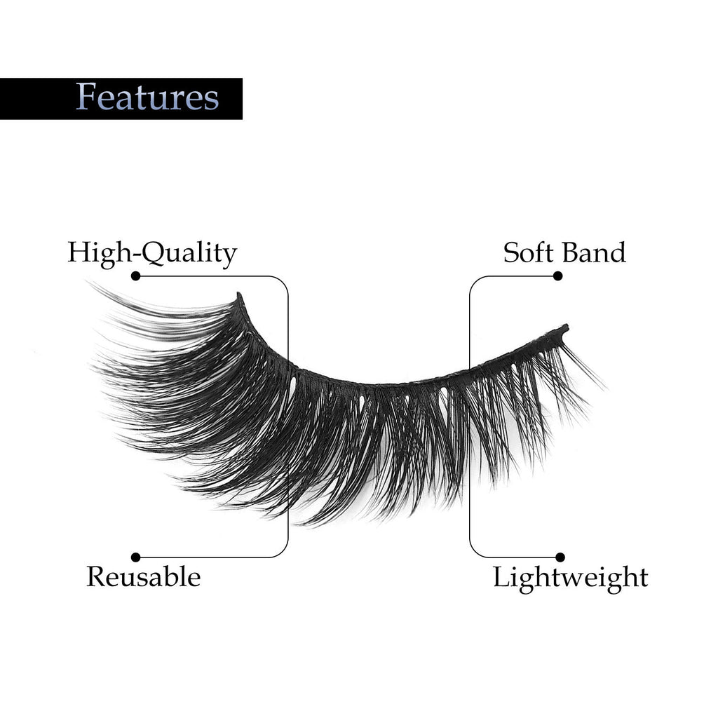 Lash Labels 5D Eyelashes for Women - Babe