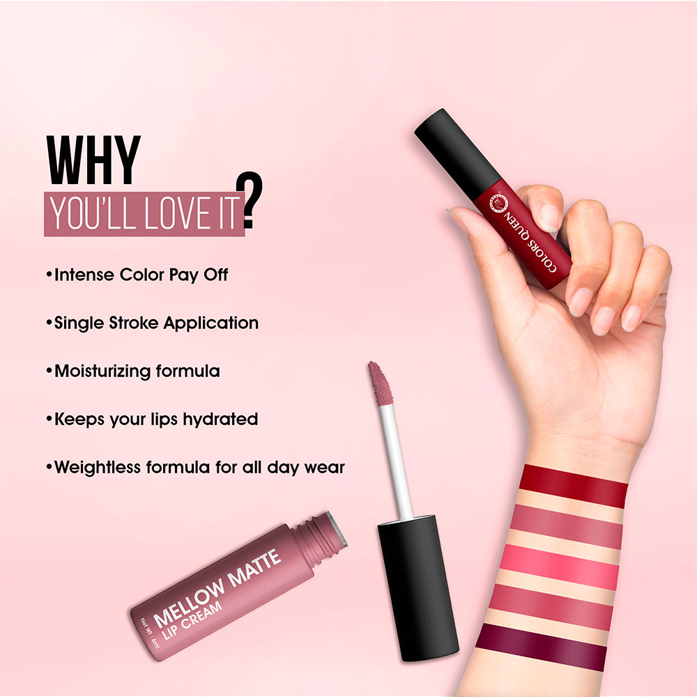 Mellow Matte Lip Cream Liquid Lipstick