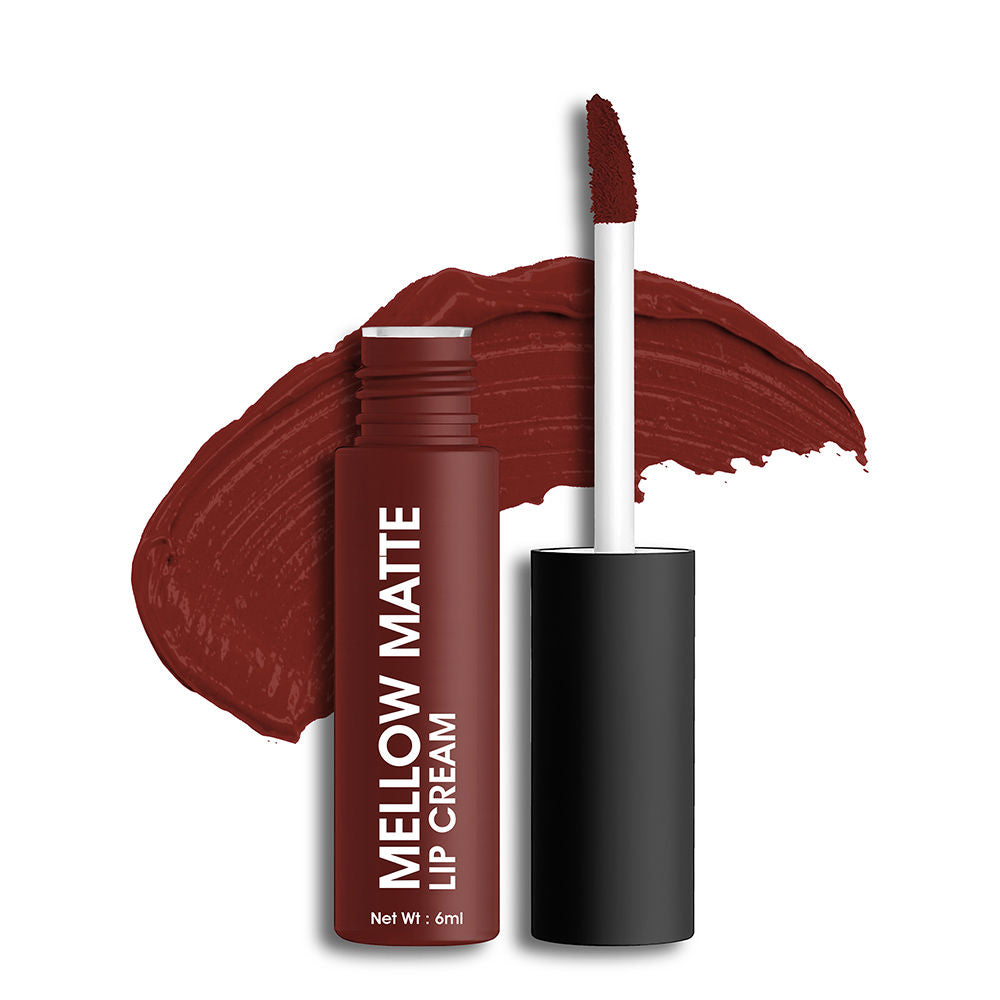Mellow Matte Lip Cream Liquid Lipstick - Mauve Party