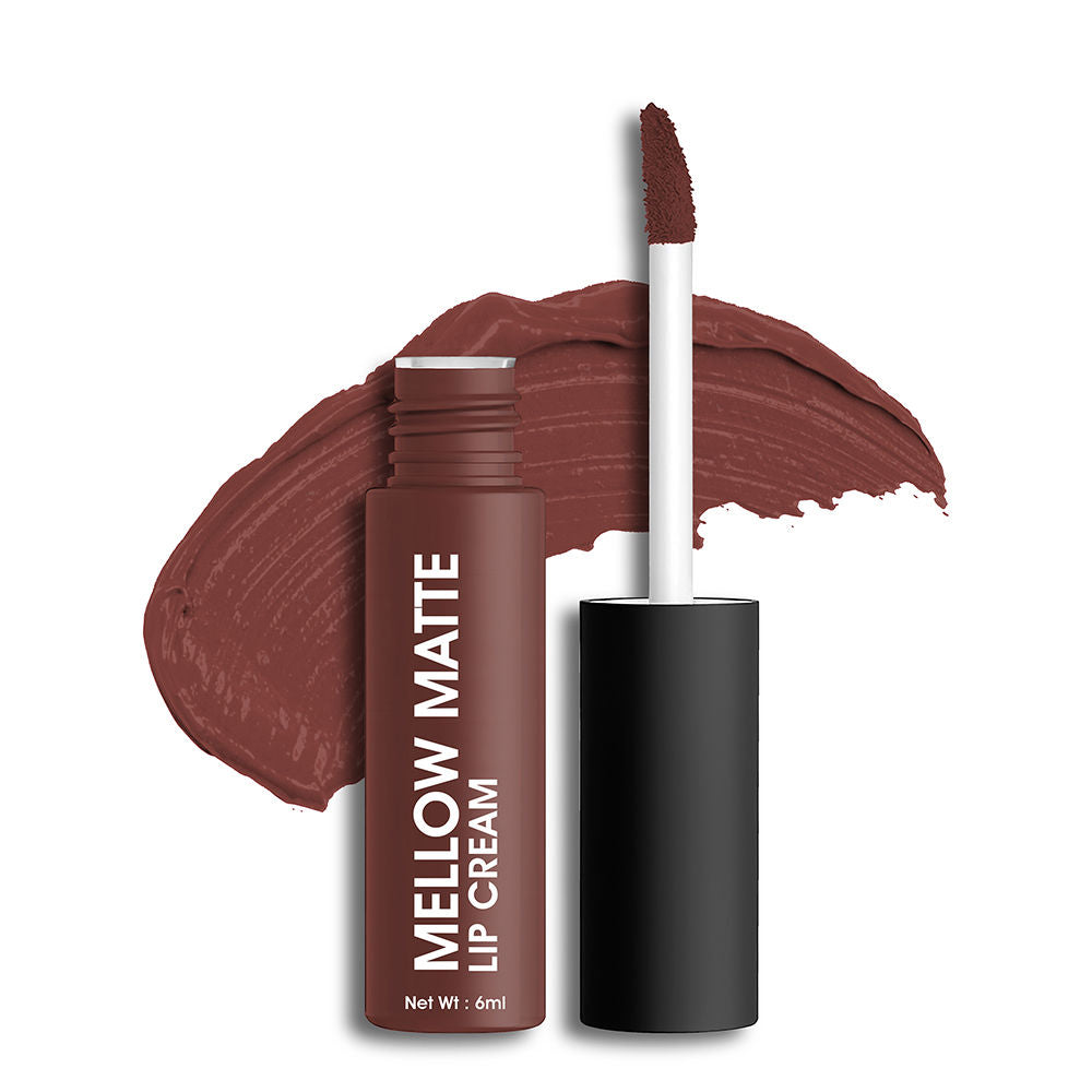 Mellow Matte Lip Cream Liquid Lipstick - Nude Myth
