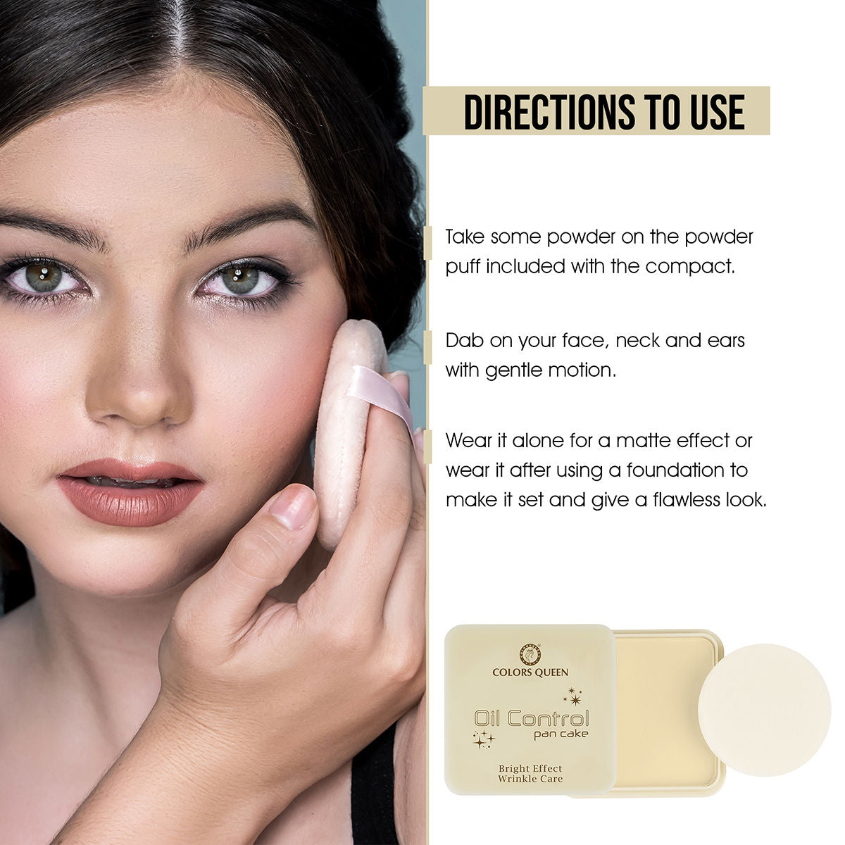 Oil Control Pan Cake Compact Powder