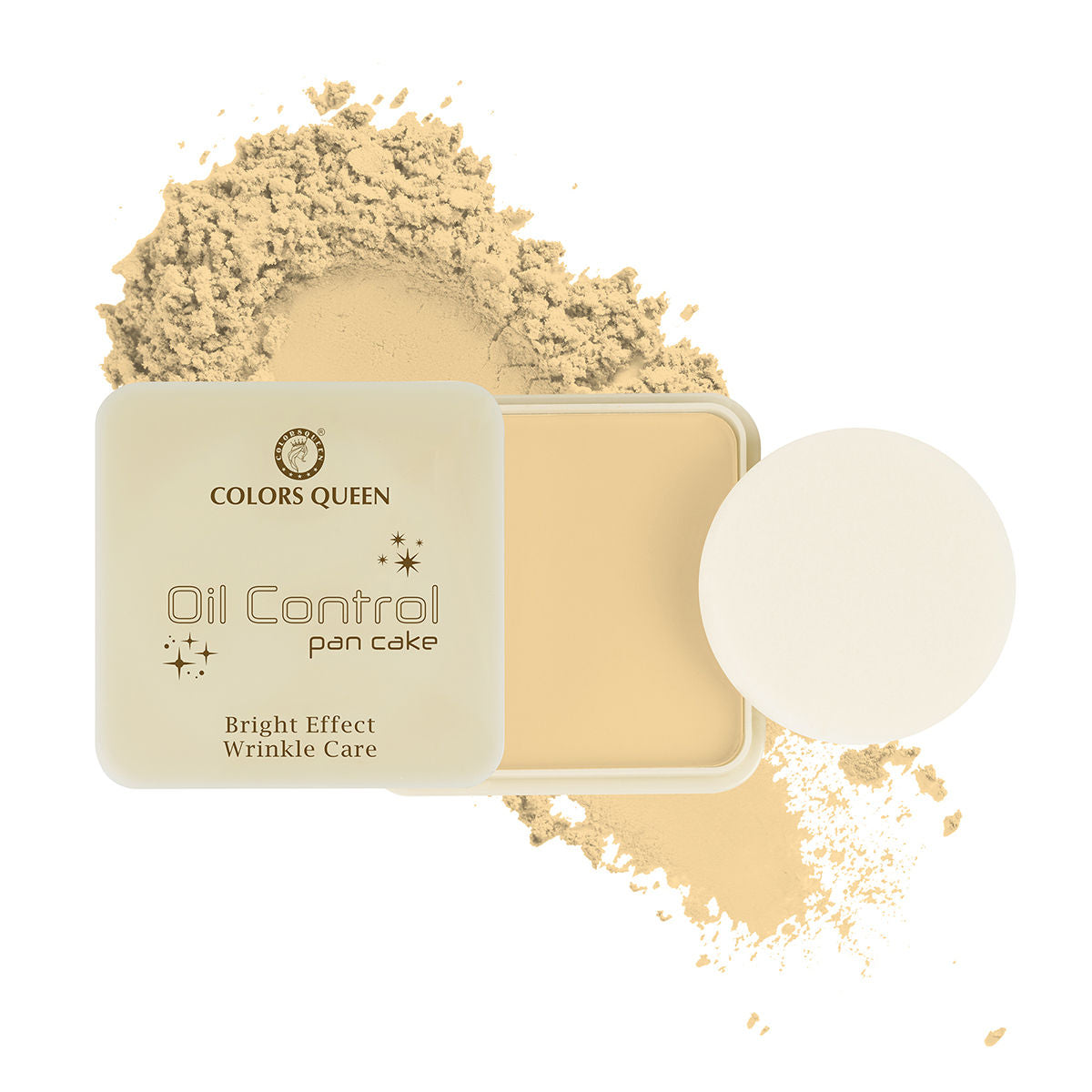 Oil Control Pan Cake Compact Powder - Latte