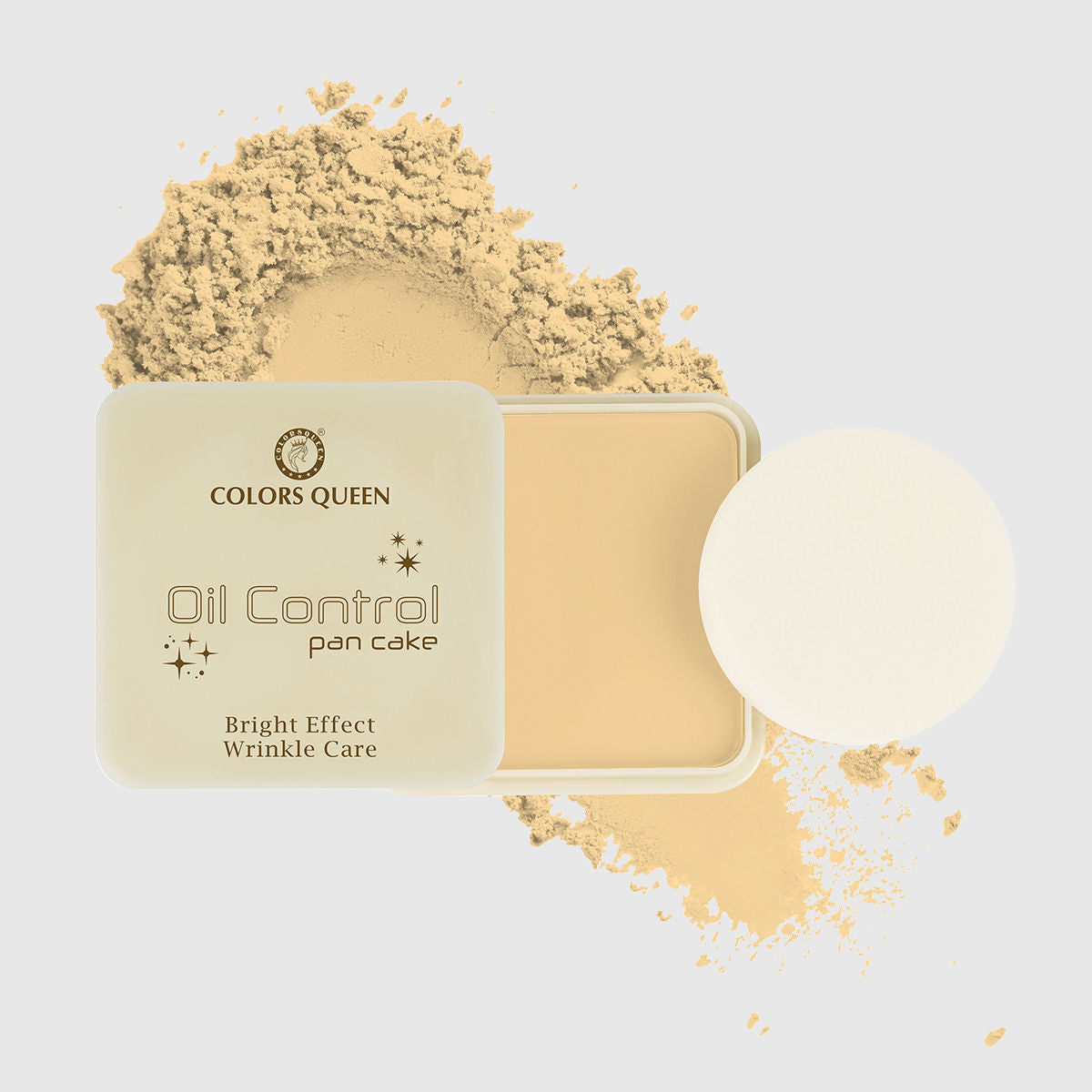 Oil Control Pan Cake Compact Powder - Natural Honey