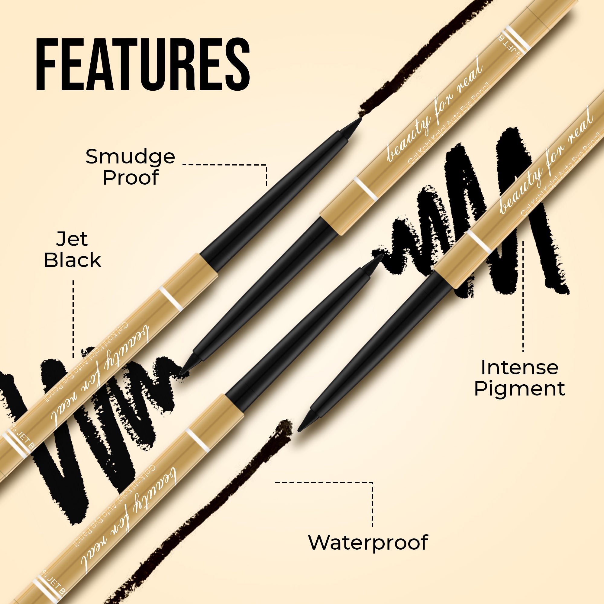 Gel Kohl Kajal Auto Eye Pencil