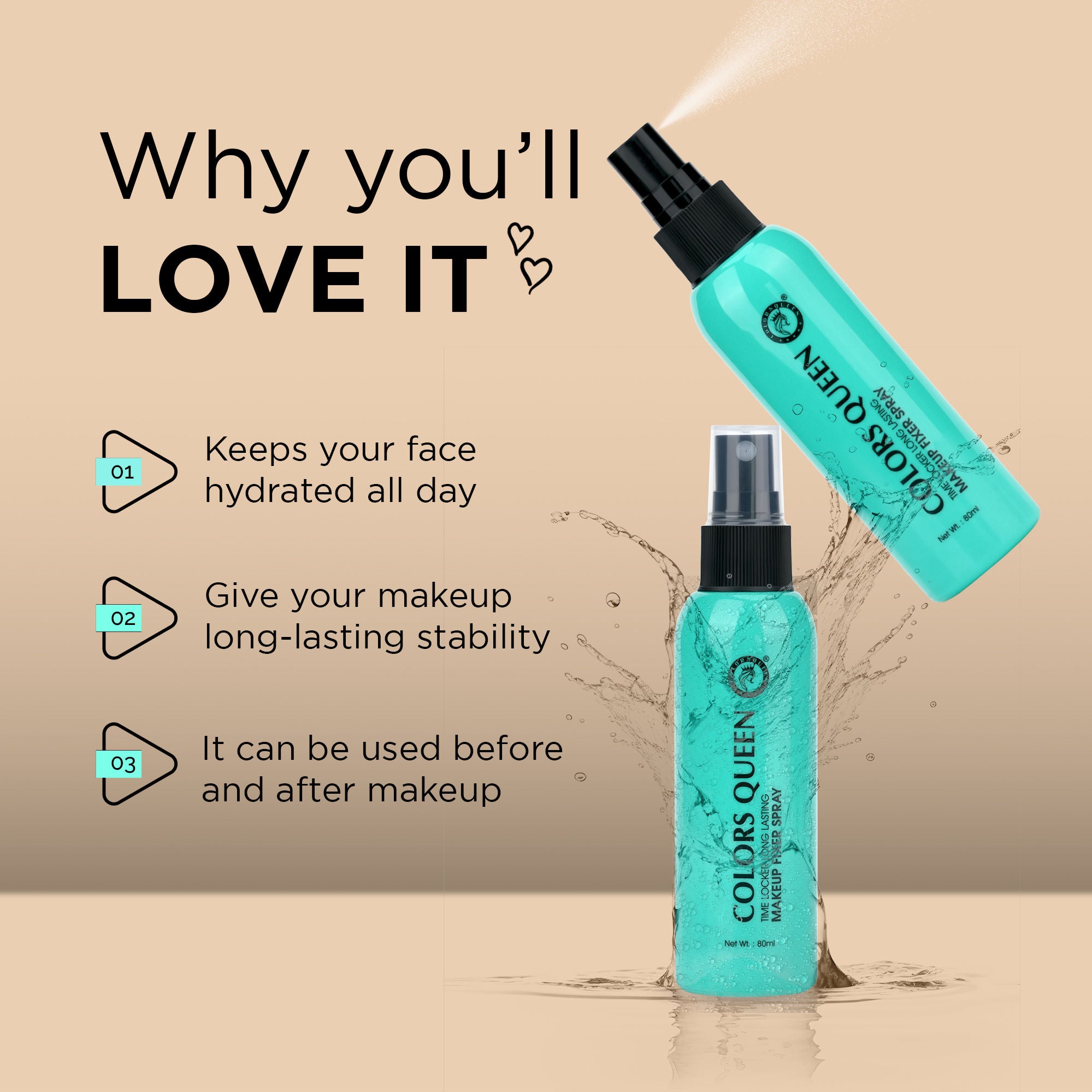 Time Locker Natural Makeup Fixer Spray