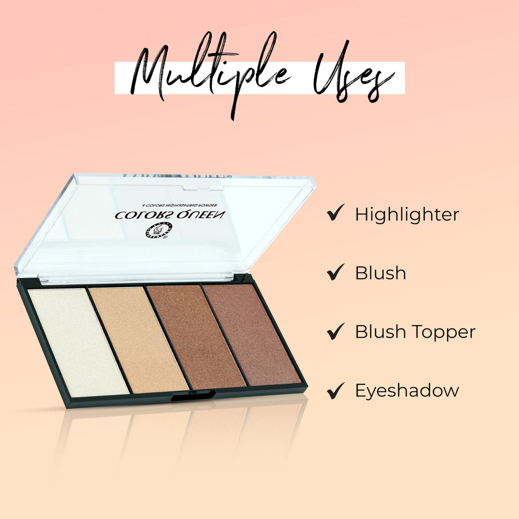 Four Colors Highlighting Powder