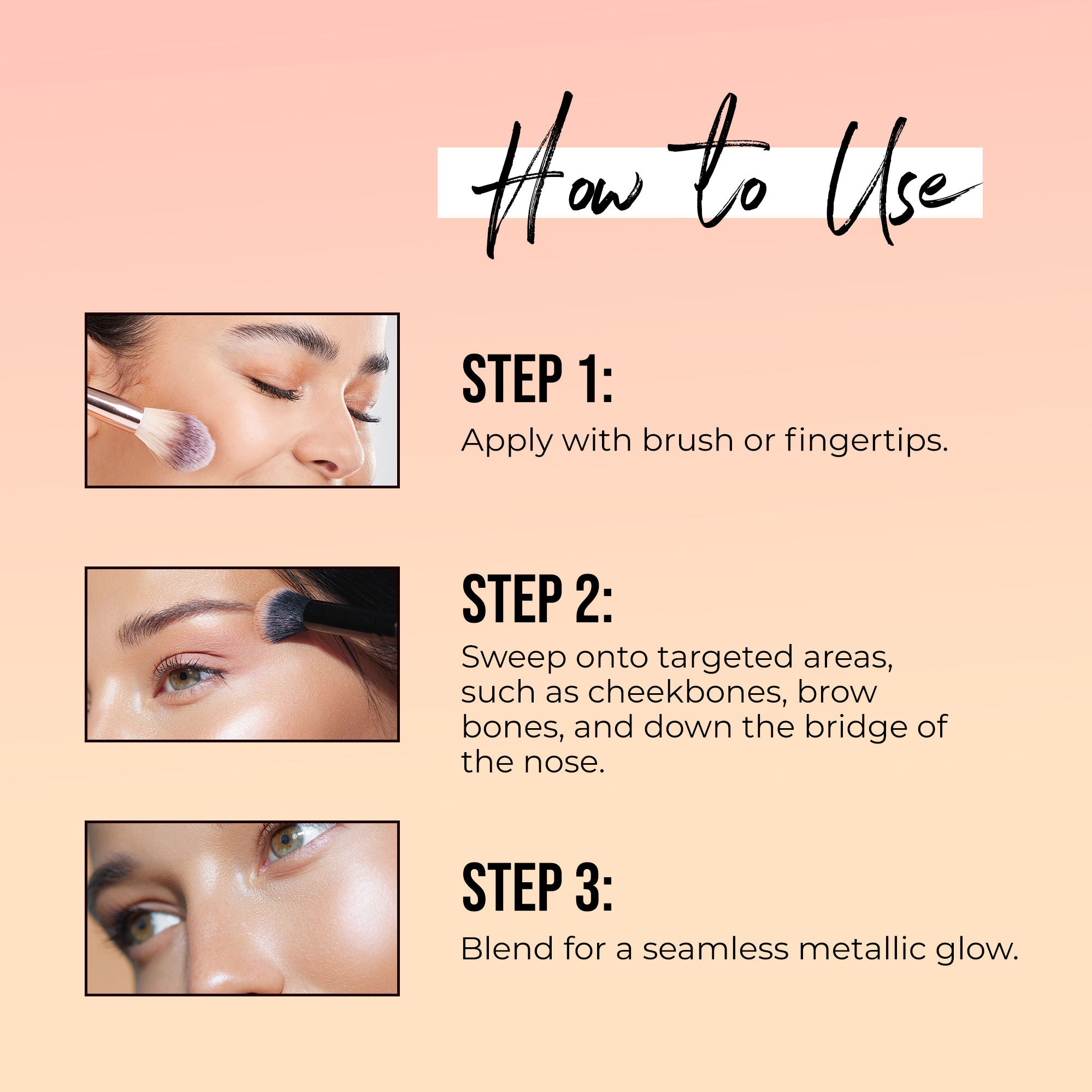 Four Colors Highlighting Powder