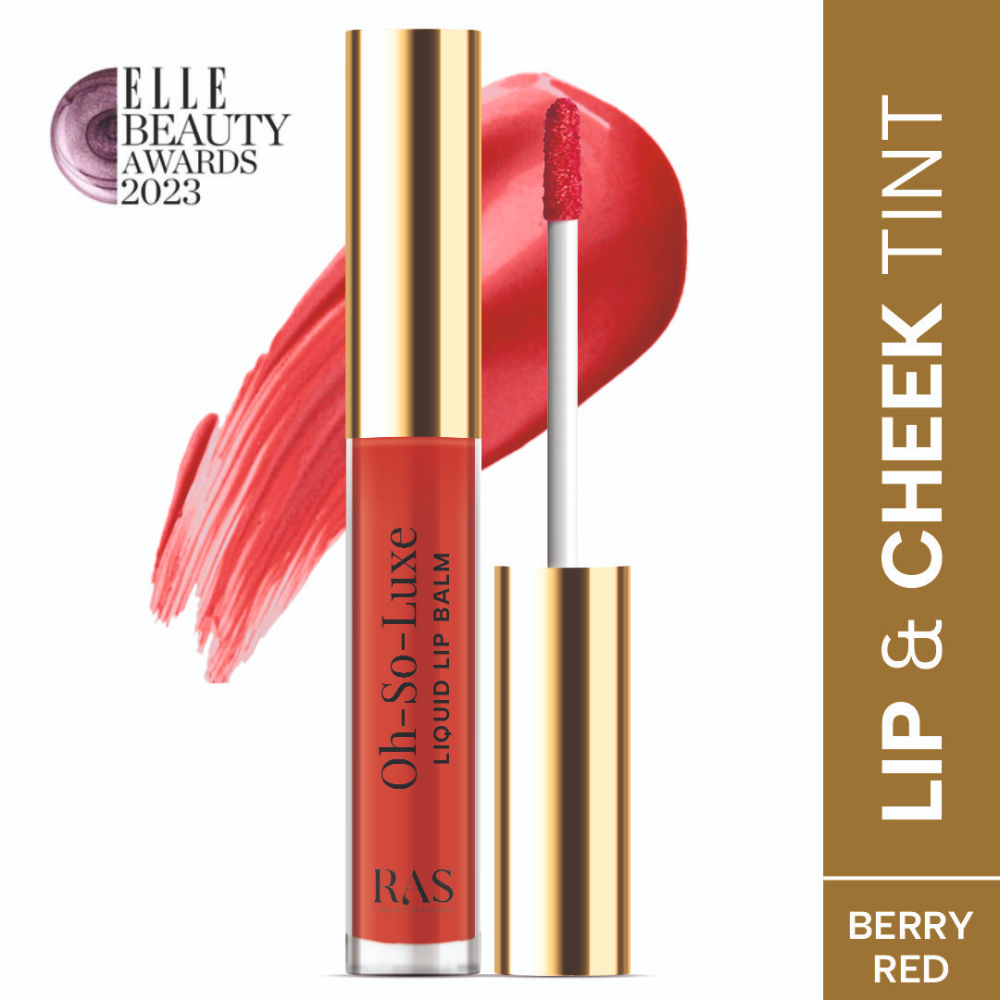 Oh So Luxe Lip & Cheek Tint Balm with Vitamin E, Shea Butter - Berry Red