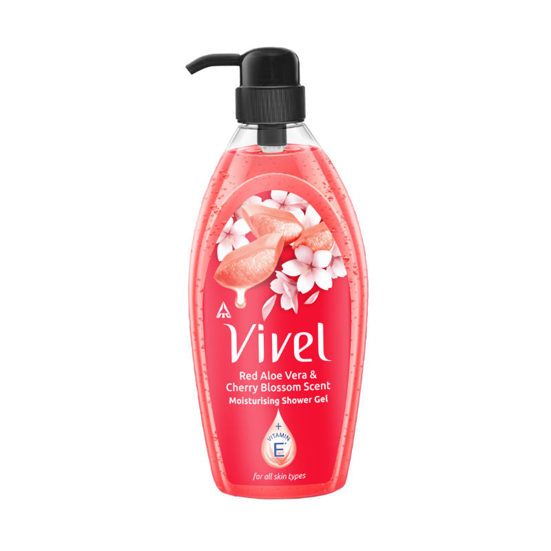 Red Aloe Vera & Cherry Blossom Scent Moisturizing Shower Gel