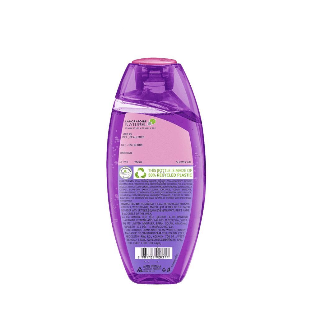 Shower Gel Blackcurrant & Bearberry Body Wash, Radiant Glowing & Hydrating Skin