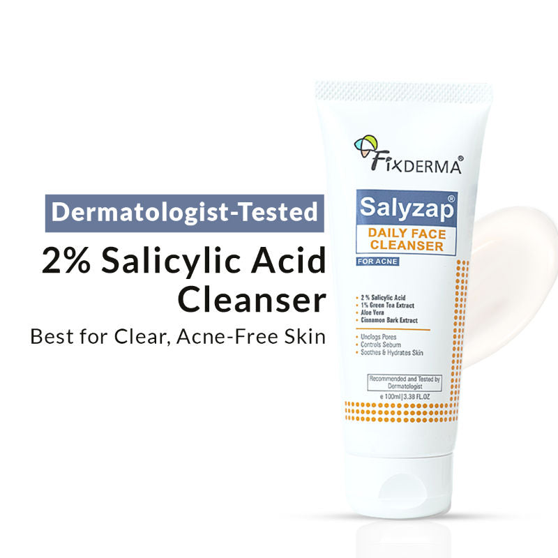 Salyzap 2% Salicylic Acid Face Wash for Oily Skin, Sulphate Free