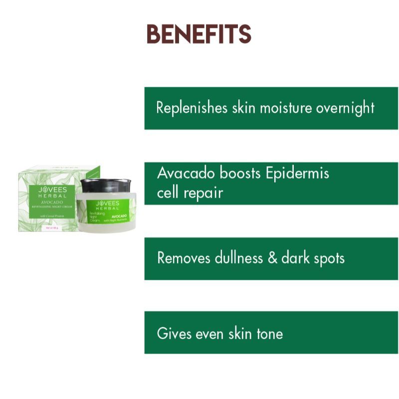 Revitalising Night Cream - Avocado