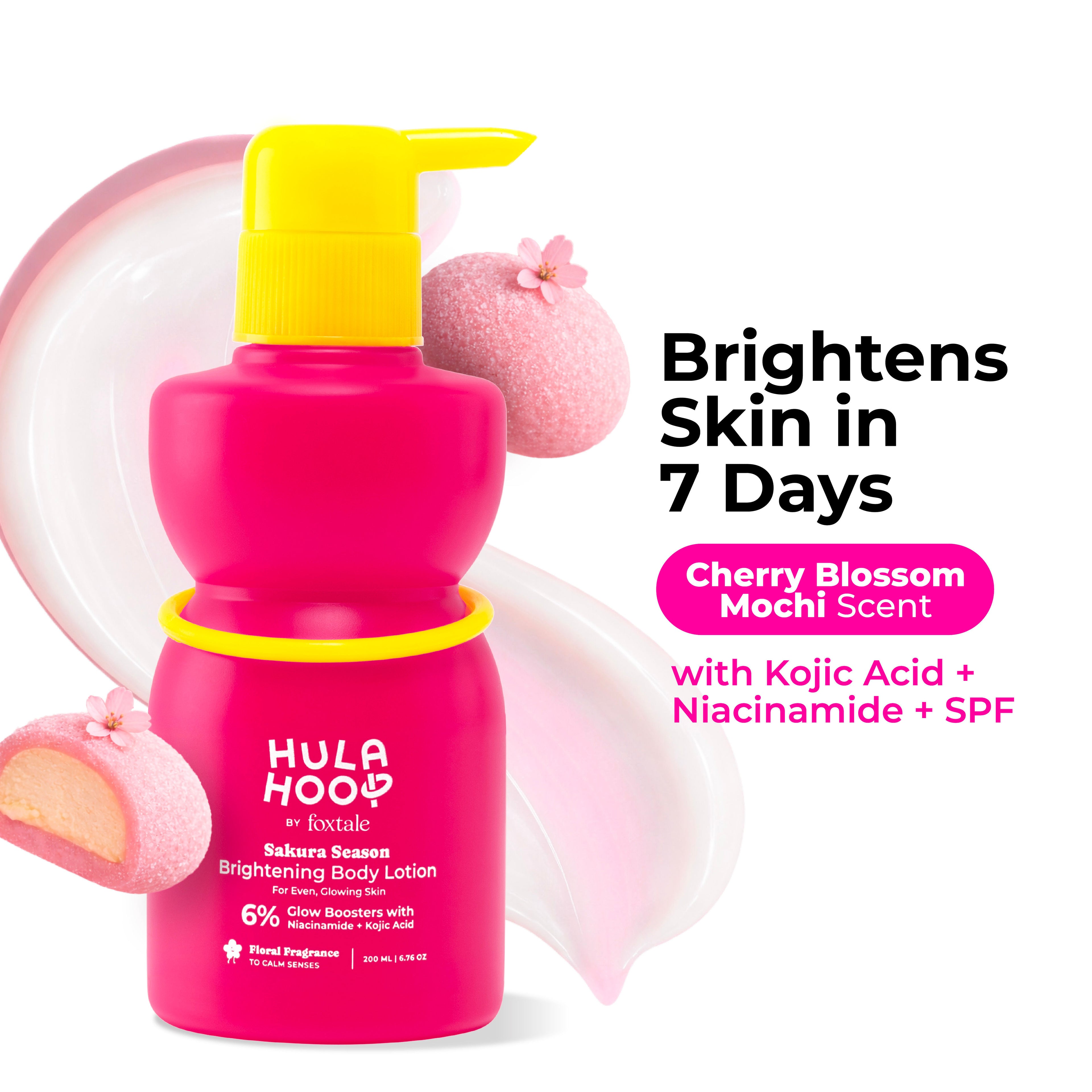 Hula Hoop Brightening Body Lotion by Foxtale , Brightens & Hydrates