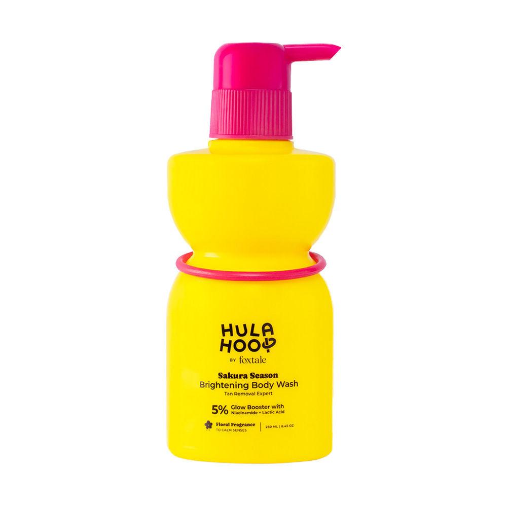 Hula Hoop Brightening Body Wash by Foxtale , Exfoliates & Reduces Tan