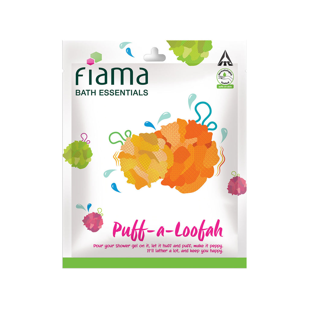 Bath Essentials Puff-a-Loofah(Color May Very)