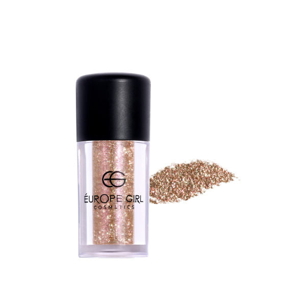 Single Diamond Pigment Glitter Glass