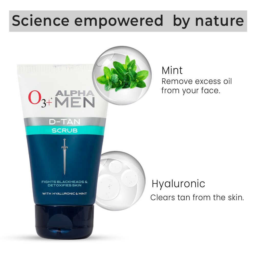 Alpha Men Dtan Scrub For Blackheads & De Tan